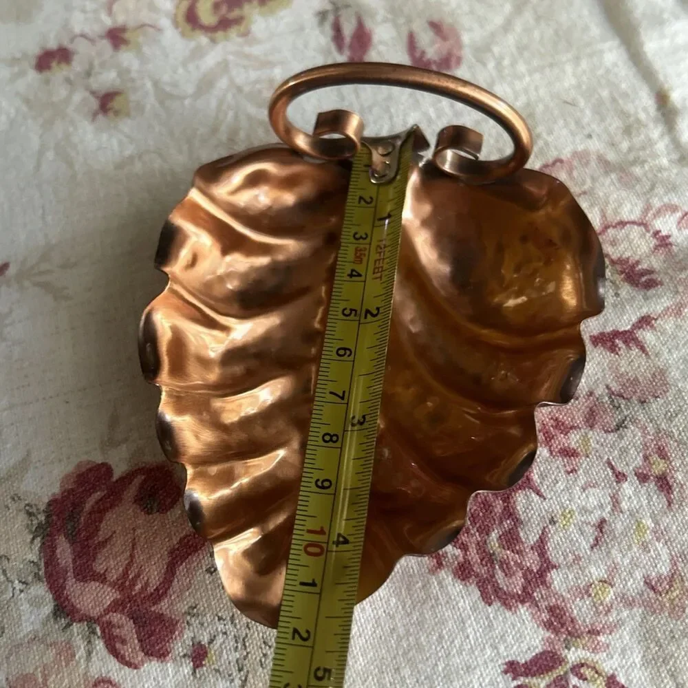 Vintage Gregorian Copper Trinket Dish Fairycore Cottagecore Whimsical
